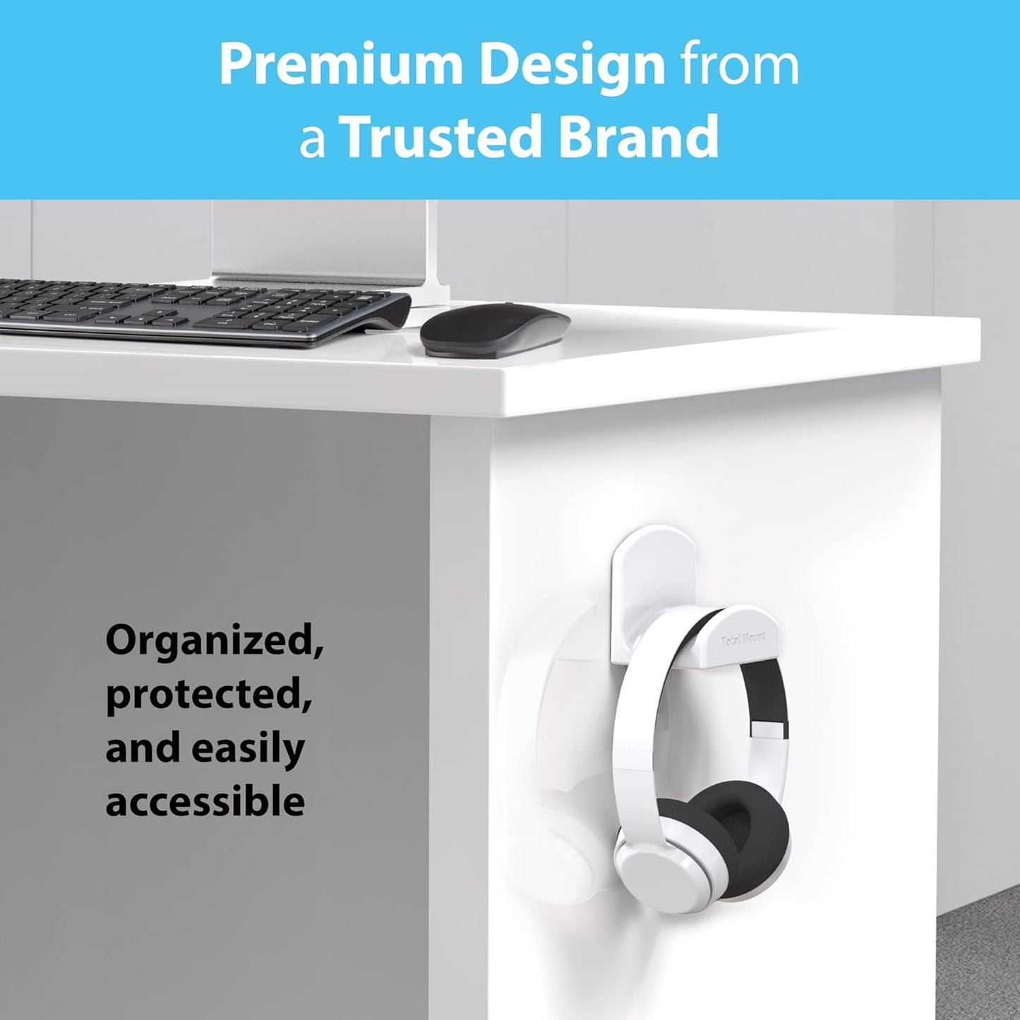 Headphone Hanger Removable Adhesive