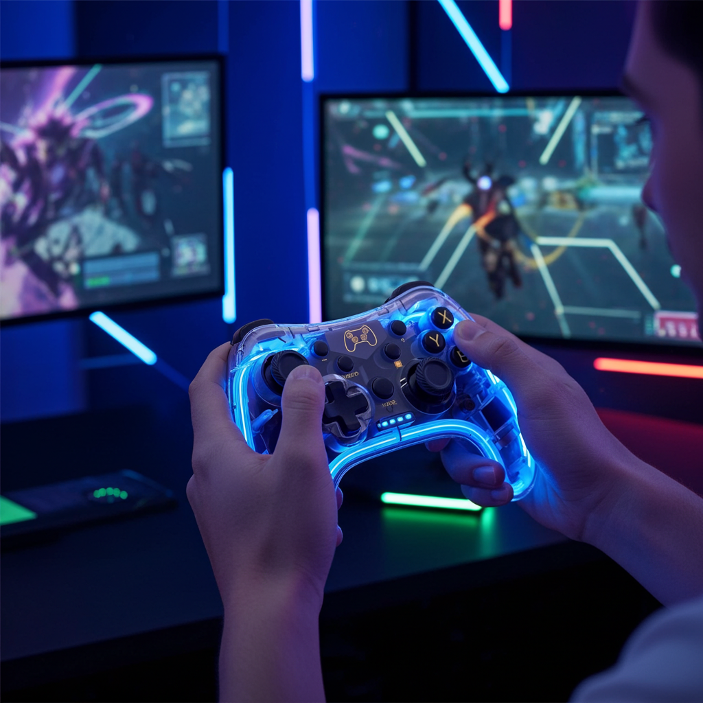 Wireless Switch Pro Controllers with RGB Light